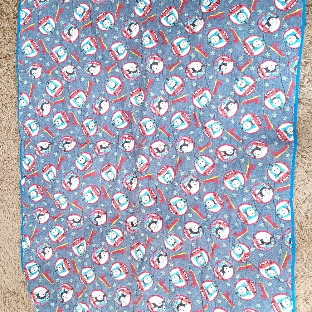 Thomas the Train crib/toddler size quilt